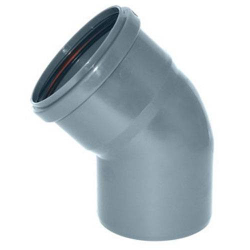 Уголок (отвод) 110*67 внутренней канализации