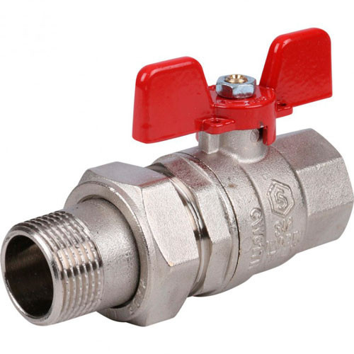 Кран шаровой с американкой 1/2 бабочка Itap