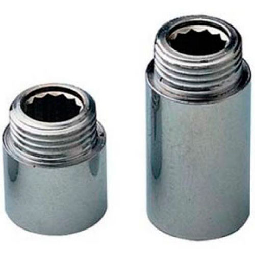 Удлинительная гайка 1х60 мм, латунь