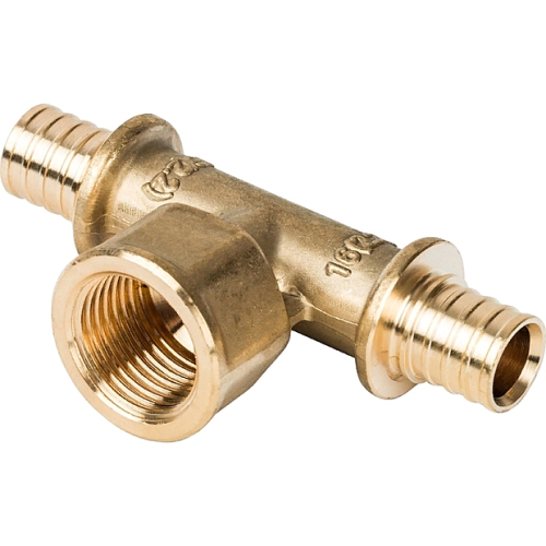 Тройник аксиальный 20Х3/4Х20 внутр. для сшитого полиэтилена VER-PRO