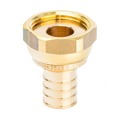 Переходник аксиальный с накидной гайкой 16х3/4 внут. для сшитого полиэтилена VER-PRO