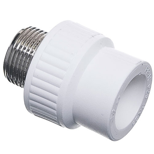 Муфта прямая с нар/рез. 32-3/4 (полипропилен)