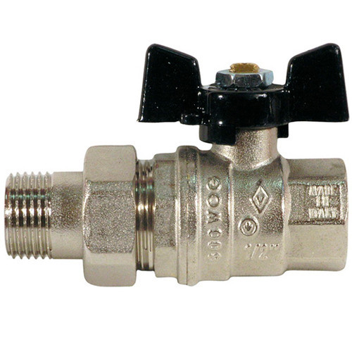 Кран с накидной гайкой 1/2 б-ка LD Pride для воды