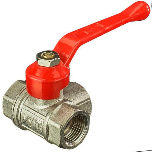 Кран шаровый трехходовой т-образный 1/2