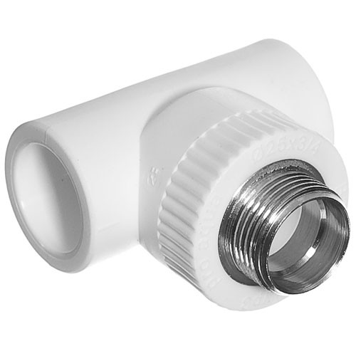 Тройник переходной с нар/рез 32-1/2 (полипропилен)