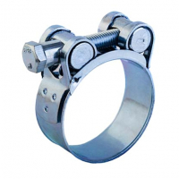Хомуты одноболтовые усиленные
